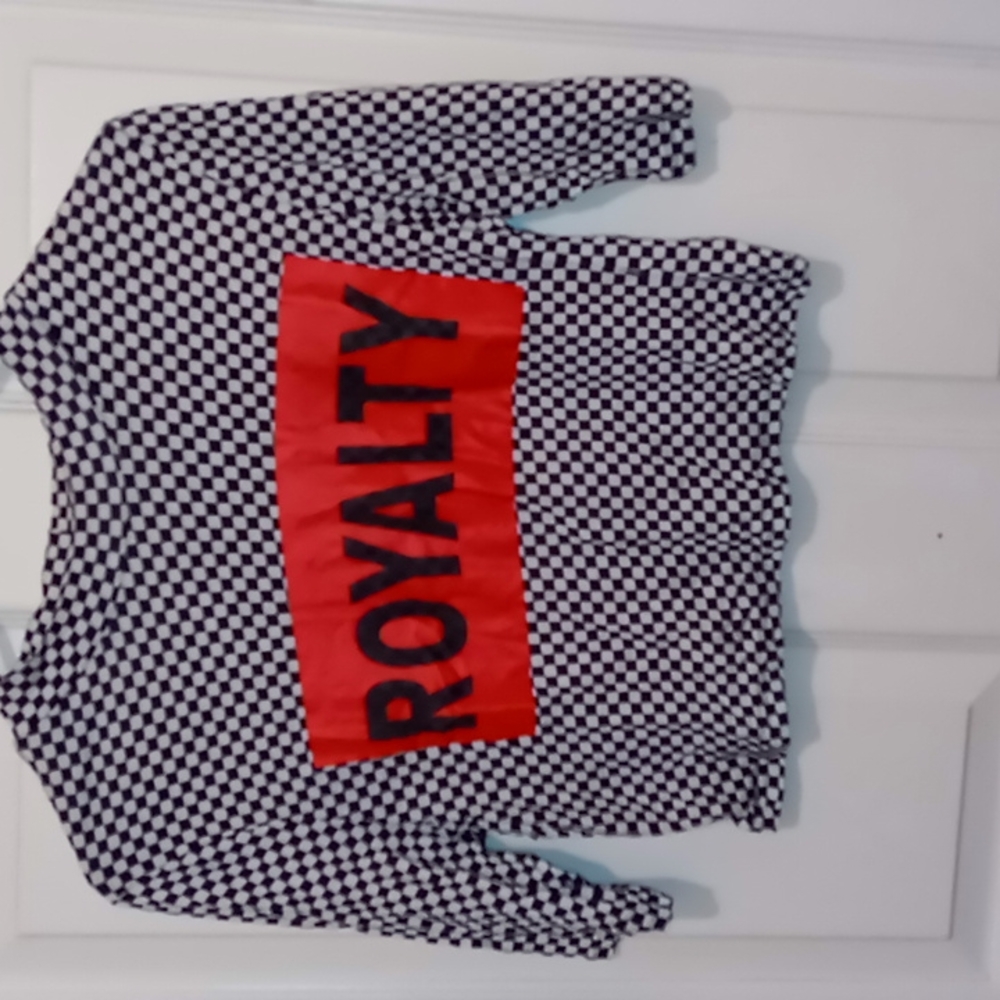 Checkered crop top